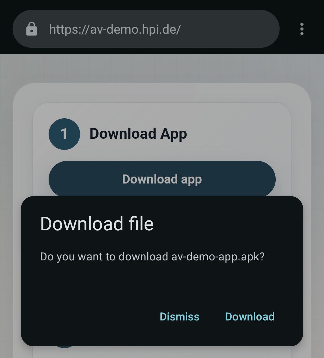 Download step illustration