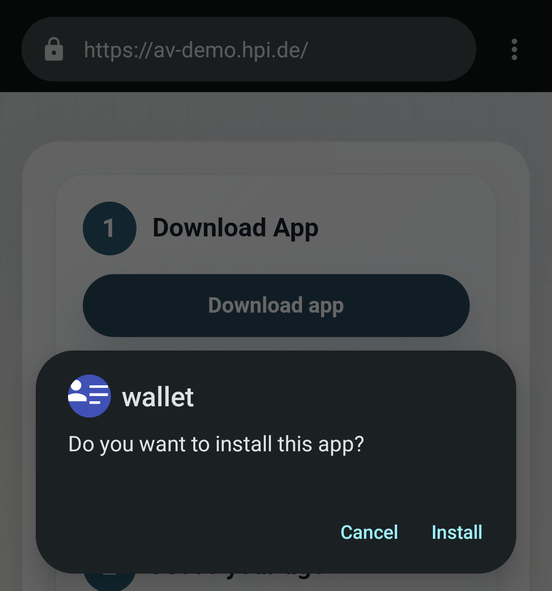 Install step illustration